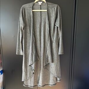 Women's Size large | Gray\Silverish | Open Front cardigan